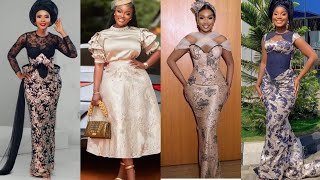 Trending Gorgeous Brocade and Damask Styles for Wedding Guest latest designs for classy ladies [upl. by Tletski]