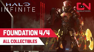 Foundation COLLECTIBLES Locations in Halo Infinite [upl. by Analram]