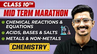 Complete CBSE Chemistry  Class 10th  MID Term in One Shot  Marathon Series 🔥 [upl. by Sou]