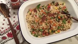 Salted Fish Fried Rice  quotDiriz Frire Poisson Salequot [upl. by Natfa]