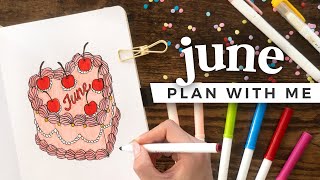 PLAN WITH ME  June 2024 Bullet Journal Setup [upl. by Mailand]