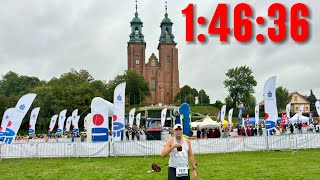 47 Bieg Lechitów 2024  wichuraulewazimno a i tak MEGA💪🔥🏃‍♂️45 Korona Półmaratonów Polskich [upl. by Sherurd485]