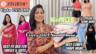 Best Bra Shapewear Home Wear Gym Wear Lounge Wear Haul l Zivame GLF Sale Haul l Dream Simple [upl. by Atnomed911]