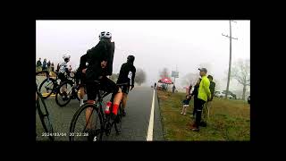 AGT Cycling 2024  Hincapie Spring Series  Race 6 Riding in the fog  Junior division [upl. by Nevarc]