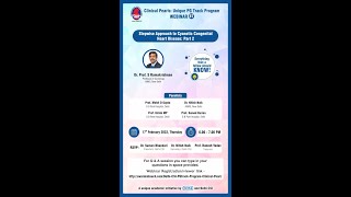 Approach to Cyanotic Congenital heart disease Part II Prof S Ramakrishnan [upl. by Eerat]