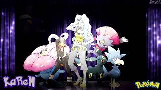 Pokémon Masters EX Music  Johto Elite Four Karen Battle Johto Challenge  Extended [upl. by Sonja]