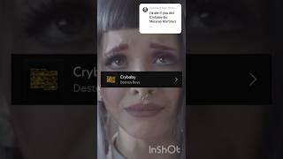 Cry baby  Melanie Martinez lyrics 🍼 lyrics music melaniemartinez fypシ゚viral fyp shorts [upl. by Aicatsanna]