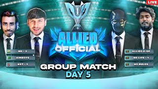 ALLIED OFFICIAL PRESENTS WORLD SERIES  GROUP MATCH DAY 5  NG 2NL 1  NL2 NXTPAK AIMBOT❤❤ [upl. by Ojibbob]