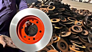 disc rotor brake manufacturing Complete manufacturing process [upl. by Laurentia]