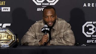 Leon Edwards PostFight Press Conference  UFC 296 [upl. by Mariandi]