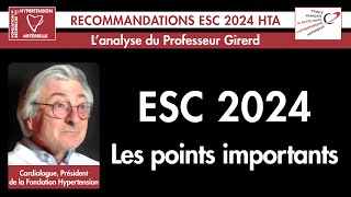 Recommandation ESC 2024 hypertension [upl. by Hploda]