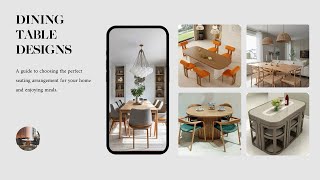 Morden Dining Table Designs diningtabledesigns furniture [upl. by Siroled647]