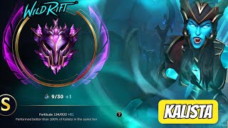 WILD RIFT KALISTA ADC IS BROKEN  PLAYED BETTER THAN 100 KALISTA [upl. by Assenar]