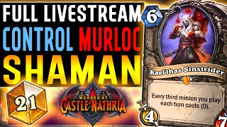 ⭐ Control Murloc Shaman Murder at Castle Nathria  Hearthstone [upl. by Avlem]