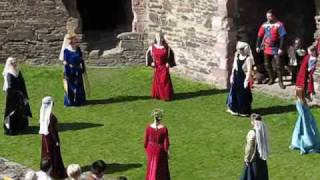 Conwy Castle Medieval Dance [upl. by Sweyn]