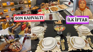 İKİ GÜN VLOG❌SON KAHVALTI🥰İLK GÜNE YAKIŞIR İFTAR MASAM👌İFTAR MENÜSÜ [upl. by Paget]