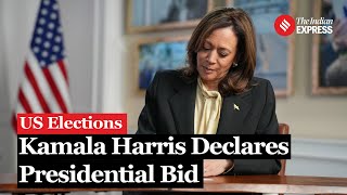 US Election 2024 Kamala Harris officially Announces Candidacy Files Nominations  Joe Biden [upl. by Ettevad287]