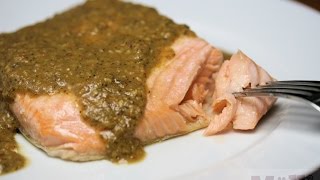 Salmon In Green Pipian spicy and healthy recipe  Mölli [upl. by Itsrik740]