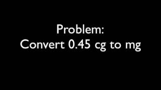 TUTORIAL metric conversions [upl. by Eliseo]