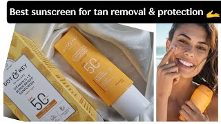 dot amp key vitamin c  e super bright sunscreen spf 50 review in Tamil sunscreen [upl. by Hadihahs]