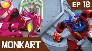 KidsPang MonKart Ep18 Megaroid Transform [upl. by Analra]