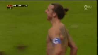 Magnifique but de Zlatan Ibrahimovic Suède 4  2 Angleterre  HD [upl. by Portwine617]