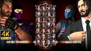 Игра за Rico Rodriguez amp Rain UMK3 в Mortal Kombat Komplete Edition на PC Expert в 4K [upl. by Swarts343]