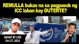 REMULIA bukas na sa pagpasok ng lCC laban kay DUTERTE [upl. by Selwin968]