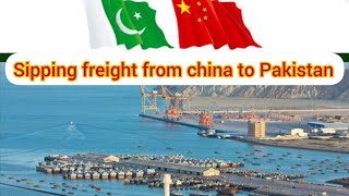 Container Freight Rates From China To Pakistan  Sea Shipping [upl. by Okeim]