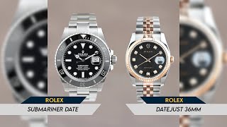 Trying to sell two watches Rolex Submariner Date and Datejust 36mm Lets go [upl. by Mutz29]