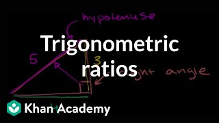 Basic trigonometry  Basic trigonometry  Trigonometry  Khan Academy [upl. by Kermie]