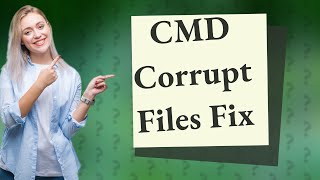 How to fix corrupted files with cmd [upl. by Eirellam]