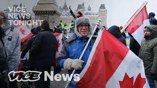 Inside Canada’s Trucker Protests [upl. by Atteloj]