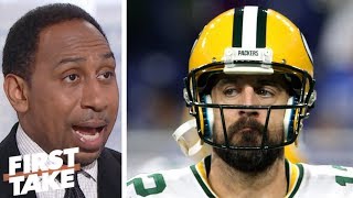 Stephen A Packers are wasting away the greatest years of Aaron Rodgers career  First Take [upl. by Ynez]