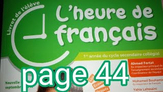 ÉcrireRéorganiser les étapes dun récit page 44 lheure de français [upl. by Yelwah129]