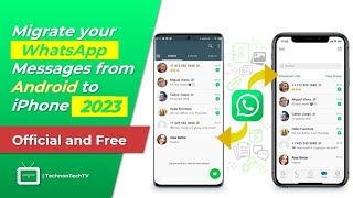 How to transfer whatsapp chats from android to iphone [upl. by Sokcin]