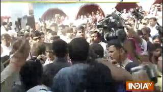 Rahul Gandhi visits Amsena village in Bilaspur to meet sterilisation victims [upl. by Zeugirdor]