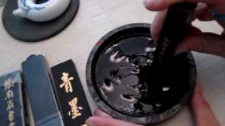 Grinding ink while chatting asmr  Chinese painting tutorial [upl. by Whitaker]