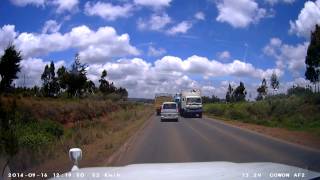 KBY 457N Dangerous Overtaking Nairobi  Nakuru Highway Kenya [upl. by Lamp]