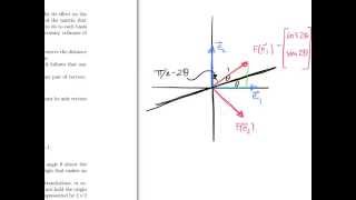 Math 23a Week 2 Video 3 Isometries of R2 25 [upl. by Maressa]