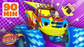 Makeover Machines 43 w Superhero Blaze  Games for Kids  Blaze and the Monster Machines [upl. by Bowyer515]