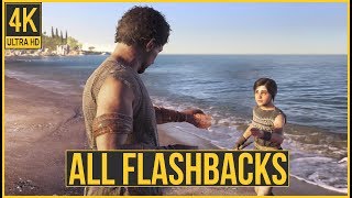 Assassins Creed Odyssey  All Flashbacks  Memories 4K 60FPS [upl. by Ynneh]