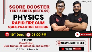 LIVE NEET 2024  PHYSICS RAPID FIRE amp QUES PRACTICE  SCORE BOOSTER TEST SERIES SBTS09 neet2024 [upl. by Jordanson845]