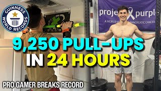 Insane new PullUp Guinness World Record  9250 Pull Ups 24 hours [upl. by Egwan763]