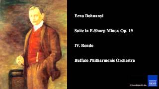 Erno Dohnanyi Suite in FSharp Minor Op 19 IV Rondo [upl. by Noraa]