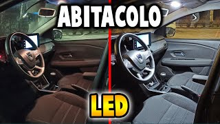 TRASFORMAZIONE DACIA FULL LED pt 3  INTERNI [upl. by Amaryllis]