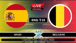 🔴Live ESP vs BEL 89th T10 Live  European T10 Live Score  Spain vs Belgium Live [upl. by Earle]