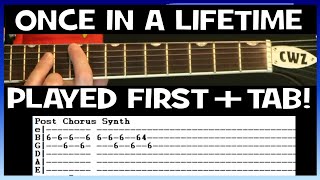 Talking Heads Once In A Lifetime Guitar Chords Lesson amp Tab Tutorial [upl. by Baal]