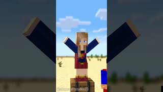 Help HEROBRINE DRAW SuperGirl Challenge Bones  Imagine Dragons minecraftshorts bones fypシ [upl. by Ardnuasal707]