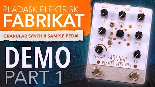 Pladask Elektrisk Fabrikat Deep Dive Demo  PART 1 [upl. by Einafit]